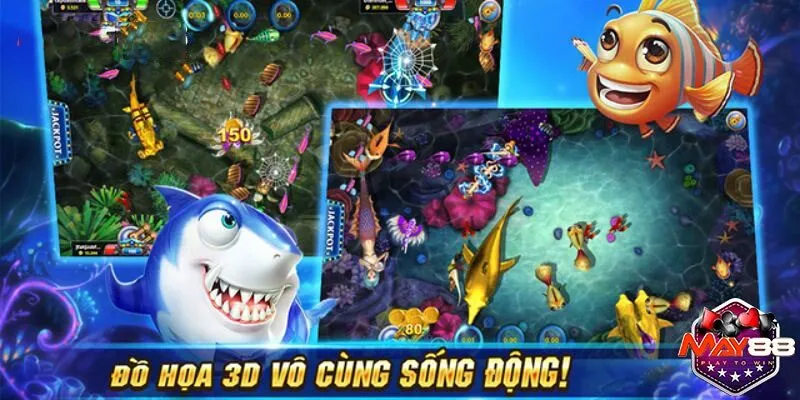 Đồ họa sắc nét, hoạt ảnh 3D cực sống động